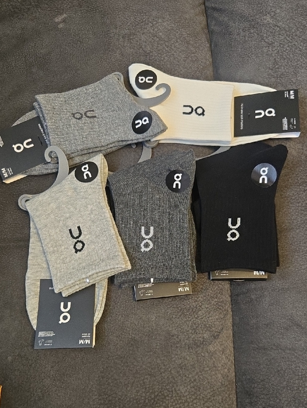 On Cloud 5 Pack Socks